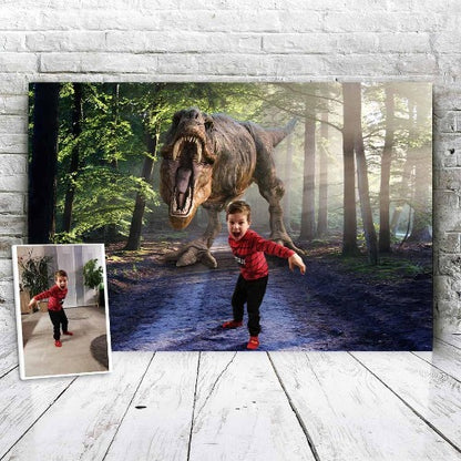 Example Dino Forest canvas 5