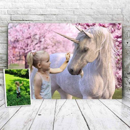 Pink Unicorn - Custom Portrait - Fabulous Portrait