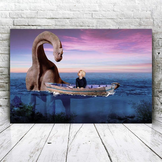 Dino boot - Unieke Foto