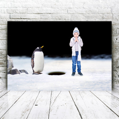 Winterpinguin